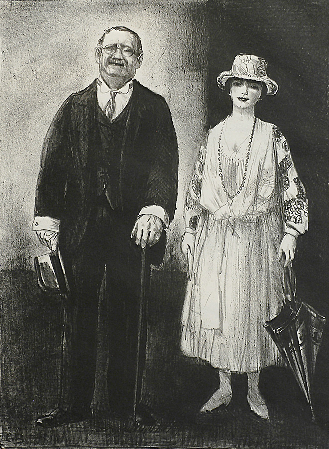 Married Couple - GEORGE BELLOWS - lithograph