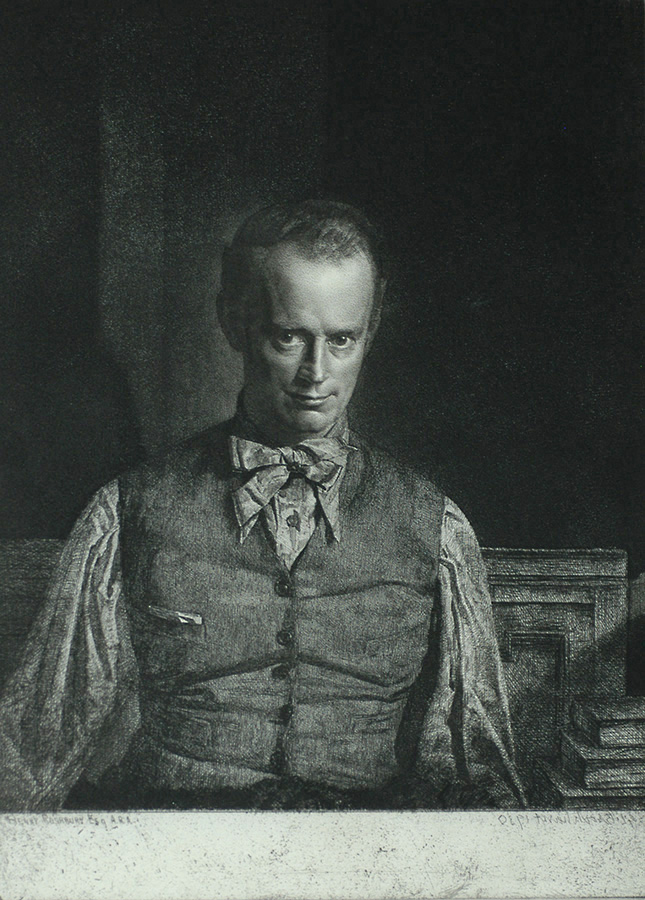 Henry Rushbury - GERALD BROCKHURST - etching