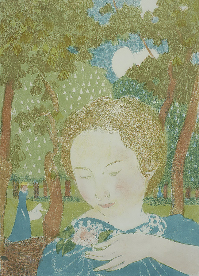 Les Attitudes Sont Faciles et Chastes (Attitudes are Easy and Chaste) - MAURICE DENIS - lithograph printed in colors