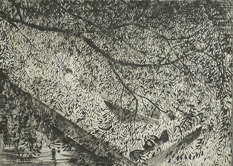 Summer - CHRISTOPHER R.W. NEVINSON - drypoint and etching