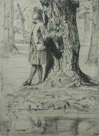 Seymour Standing under a Tree -  WHISTLER