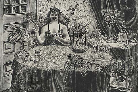 Victoria - MALVIN ALBRIGHT - lithograph