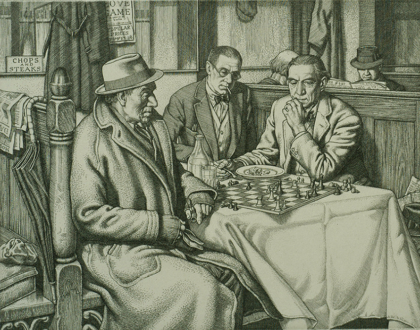 In Check - STANLEY ANDERSON - engraving