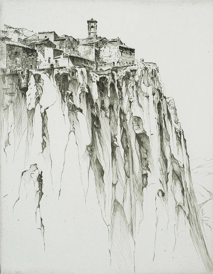 Grim Orvieto - JOHN TAYLOR ARMS - etching