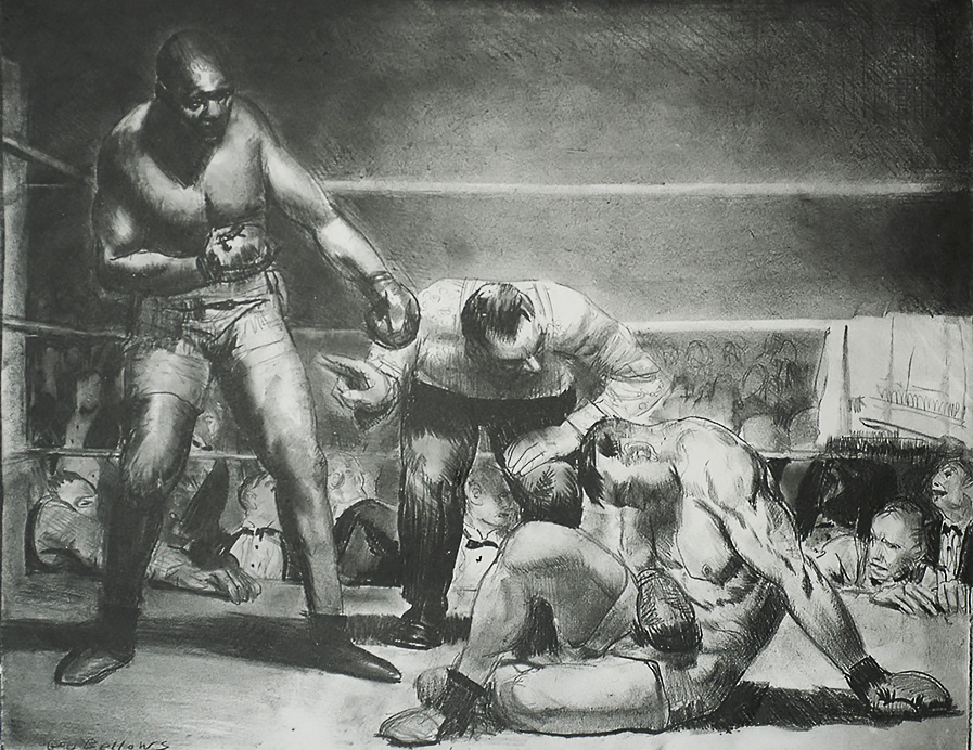 The White Hope - GEORGE BELLOWS - lithograph