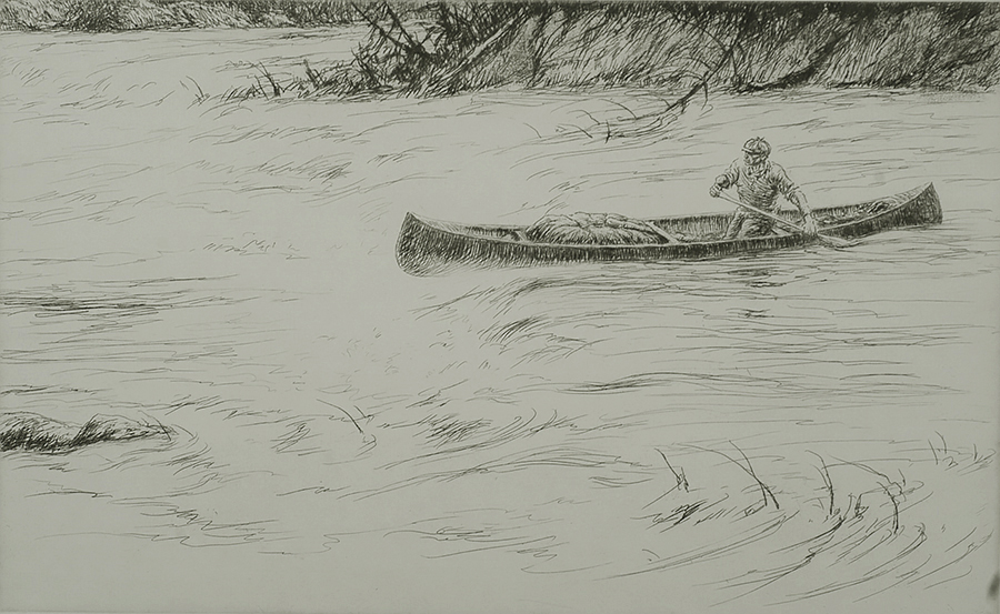 White Water - KERR EBY - etching