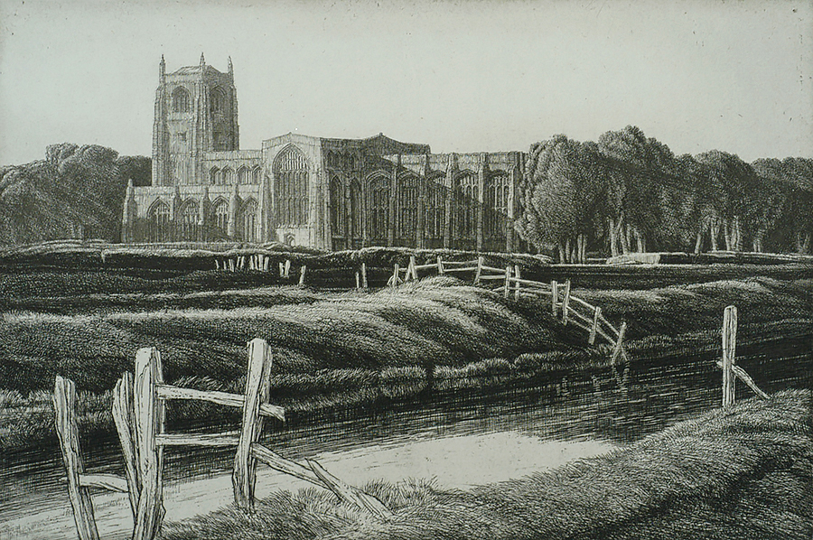 Tattershall - FREDERICK L. GRIGGS - etching