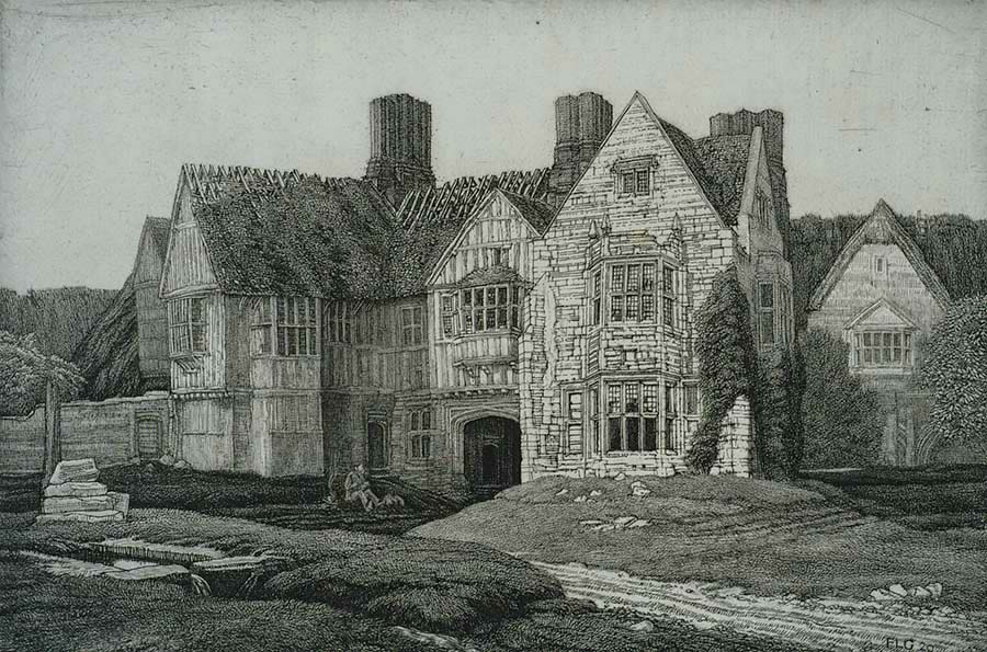 The Maypole Inn - FREDERICK L. GRIGGS - etching