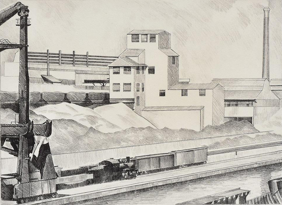 Industrial Series #1 - CHARLES  SHEELER - lithograph