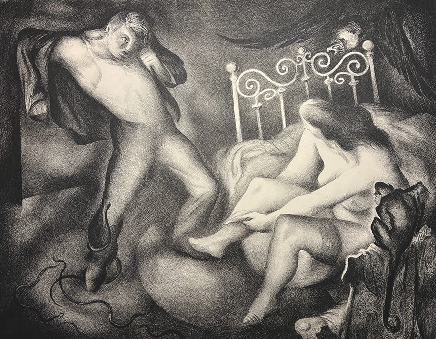 Introduction to Love - BENTON SPRUANCE - lithograph
