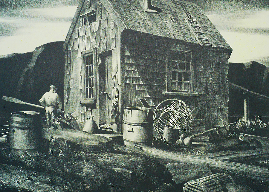 Lobsterman - STOW WENGENROTH - lithograph