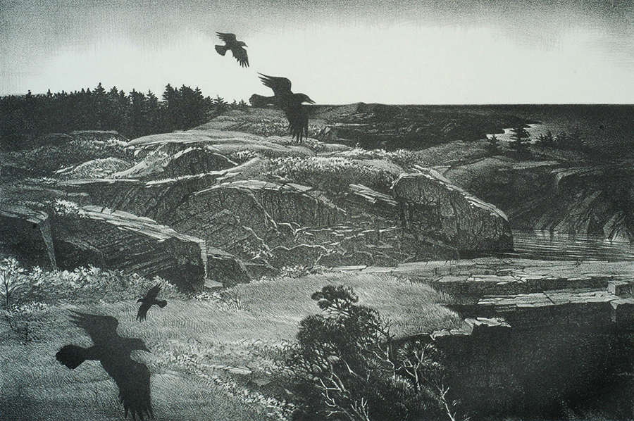 Wild Coast - STOW WENGENROTH - lithograph