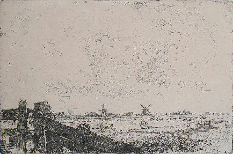 Landscape (Landschap) - ANTOON  DERKZEN VAN ANGEREN - etching