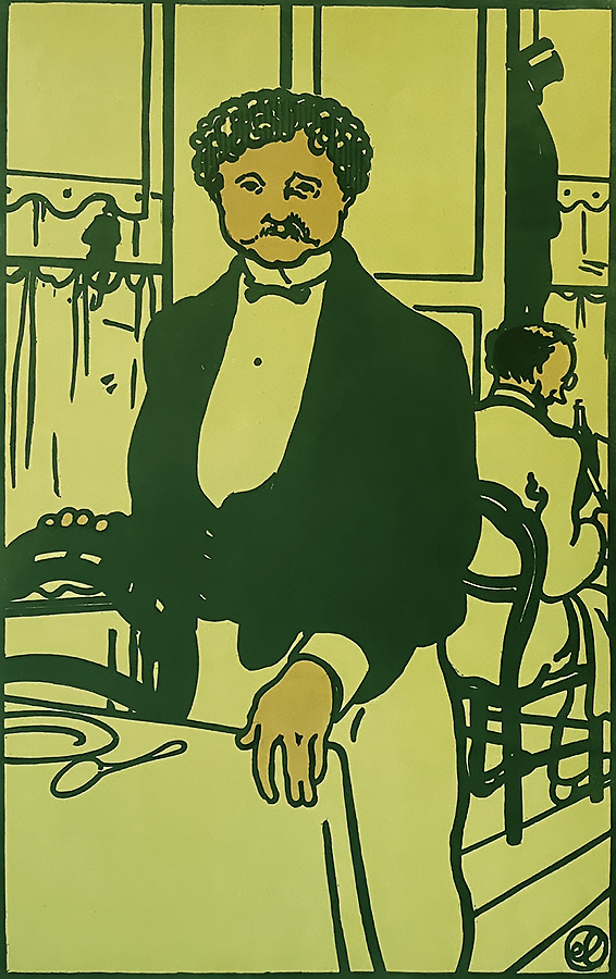Ernest - JEAN-EMILE LABOUREUR - woodcut and lithograph printed in colors