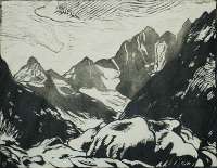 High in the Pyrenees Mountains (Hautes Pyrenees, bergenlandschap) - VAN ROGGEN