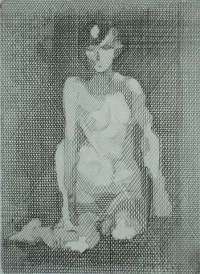 Nu a Genoux - VILLON