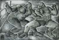Wrestlers -  BROWN