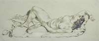 Reclining Female Nude (Liegender Weiblicher Akt) - ORLIK