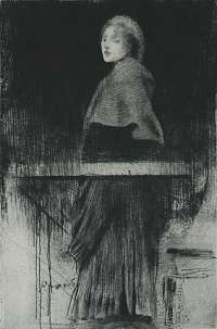 La Femme a la Pelerine - BESNARD