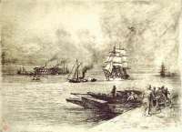 Environs de Gravesend - Souvenir de la Tamise -  BUHOT