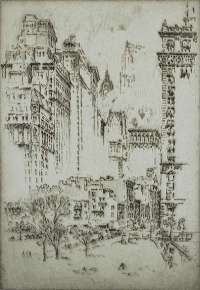 From the Lowest to the Highest (New York) - PENNELL