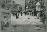 L'Hiver à Paris ou la Neige à Paris (Winter in Paris or Snow in Paris) -  BUHOT