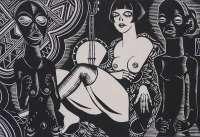 Meisje met Feitschen (Woman with Fetish Objects) -  VAN STRATEN