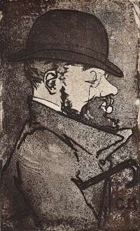 Portrait de Toulouse-Lautrec -  MAURIN
