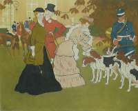 Le Départ pour la Chasse (Leaving for the Hunt) -  TAQUOY