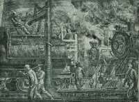 Erie R. R. Locos Watering - MARSH