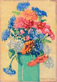 Grandmothers's Flowers (Zinnias) -  PATTERSON