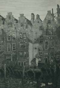 Old Houses in Dordrecht (Oude Huizen te Dordrecht) -  NIEUWENKAMP