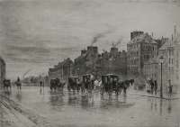 The Cabstand (Une Matinée d'Hiver au Quai de l'Hôtel-Dieu) - BUHOT
