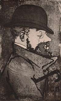 Portrait de Toulouse-Lautrec -  MAURIN