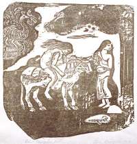 L'Enlevement d'Europe('The Abduction of Europa') -  GAUGUIN