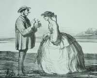 Estelle et Némorin en 1857 - DAUMIER