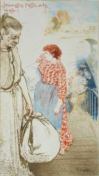 Blanchisseuses (Jeunesse passe vite vertu!) Laundresses (How quickly Youth Fades!) - LEPERE