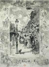 La Fête Nationale au Boulevard Clichy - BUHOT