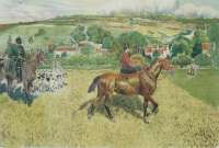 Départ pour la Chasse à Courre (Leaving for the Hunt) - LUNOIS