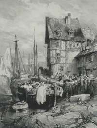 Interior of aPort (Interieur d'un Port) - ISABEY