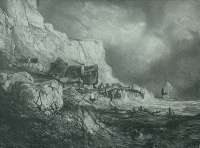 Near Dieppe (Environs de Dieppe) - ISABEY