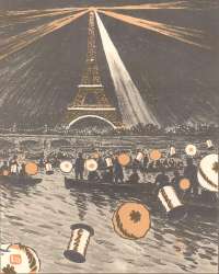 Fête sur la Seine, le 14 Juillet (Festivities on the Seine, July 14) - RIVIERE