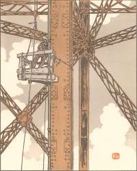 Ouvrier Plombier dans la Tour (A Worker in the Tower) - RIVIERE