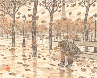 Des Jardins du Trocadéro, l'automne (From the Gardens of the Trocadéro, Autumn) - RIVIERE