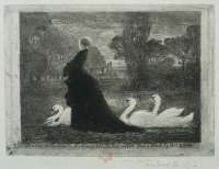 (A Woman with Swans) La Dame aux Cygnes - BUHOT