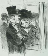 Posing as Connoisseurs (Se posant en Connaisseurs) - DAUMIER