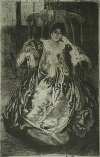The Silk Dress (La Robe de Soie) -  BESNARD