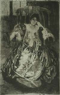 The Silk Dress (La Robe de Soie) - BESNARD