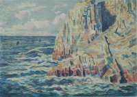 Les Rochers Rouges, or, La Mer à Camaret -  LUCE