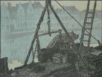 Bruges at Dawn (Quai St Ann) -  URUSHIBARA